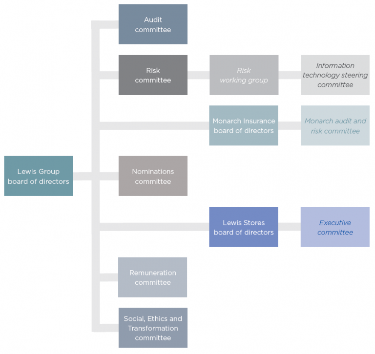 Governance structure - Lewis Group Ltd